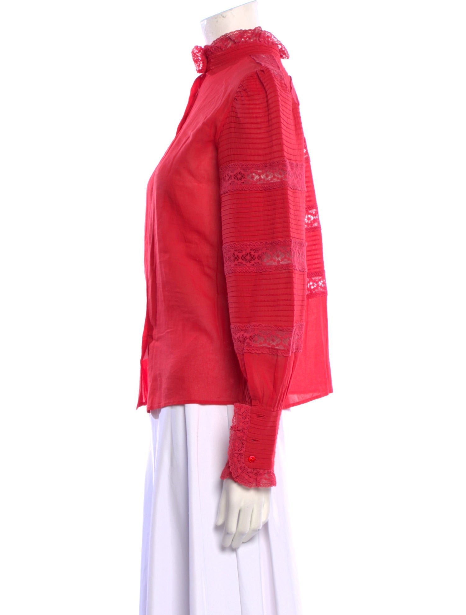 Étoile Isabel Marant Mock Neck Long Sleeve Blouse