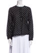 Étoile Isabel Marant Polka Dot Print Crew Neck Blouse