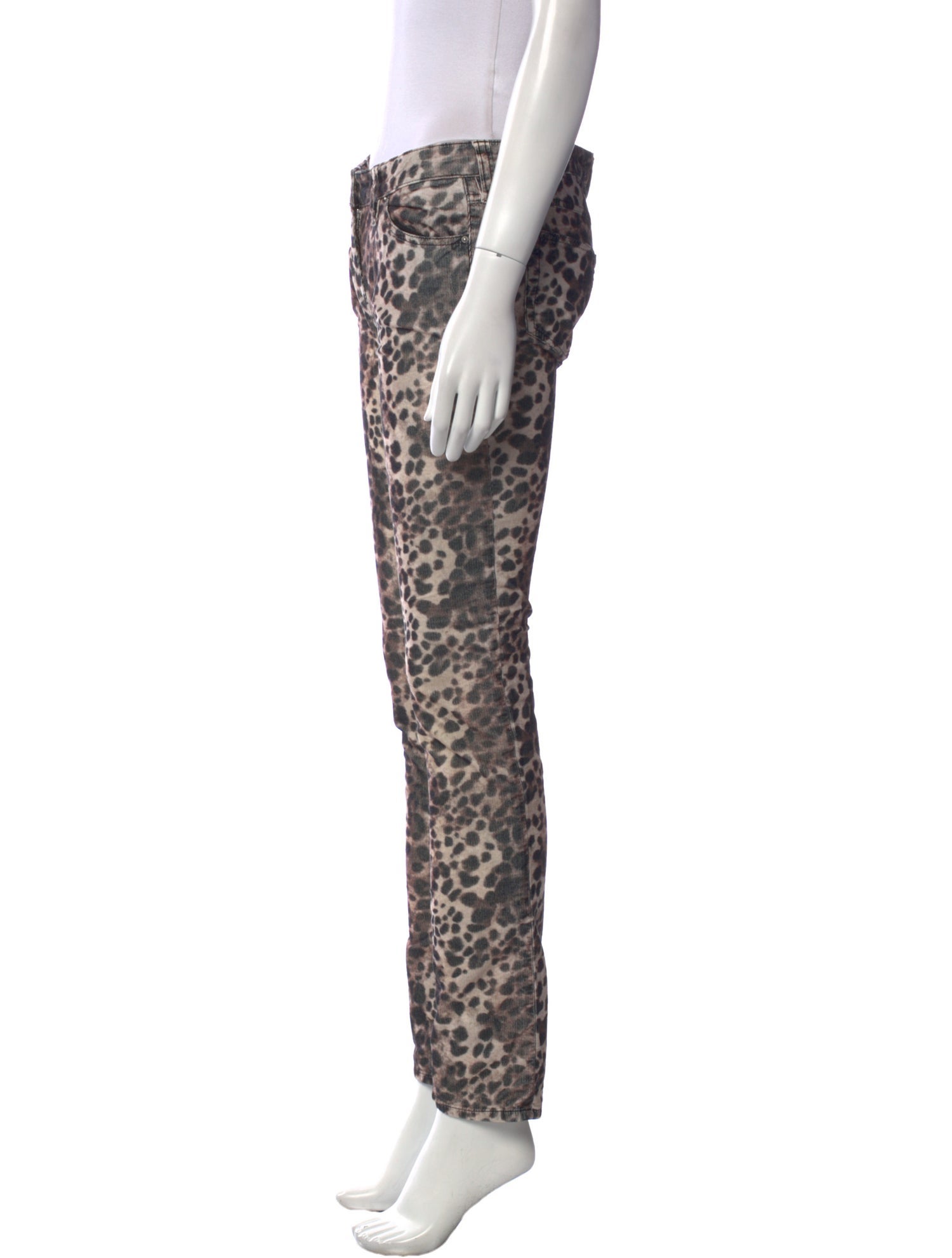 Étoile Isabel Marant Animal Print Skinny Leg Pants