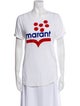 Étoile Isabel Marant Linen Graphic Print T-Shirt