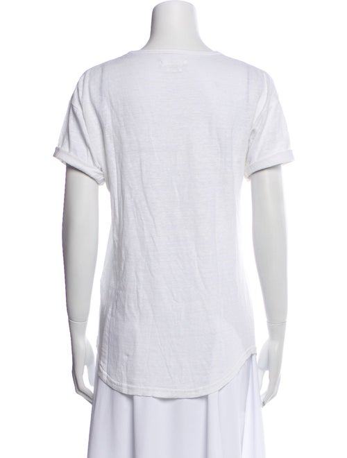 Étoile Isabel Marant Linen Graphic Print T-Shirt