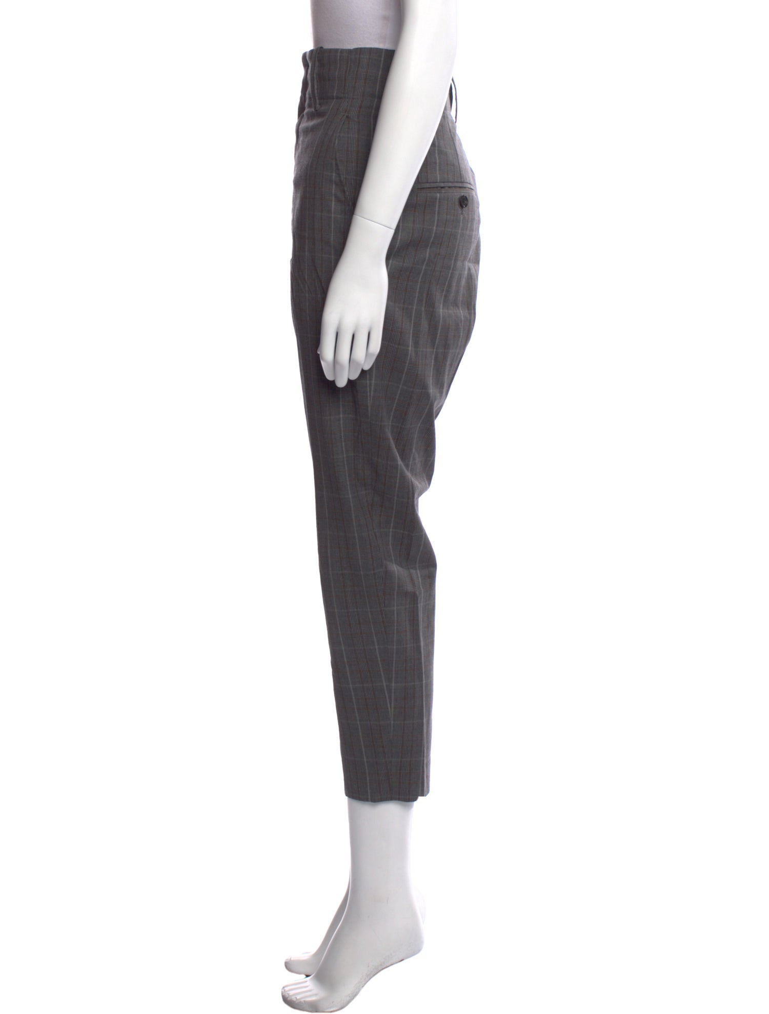 Étoile Isabel Marant Virgin Wool Straight Leg Pants