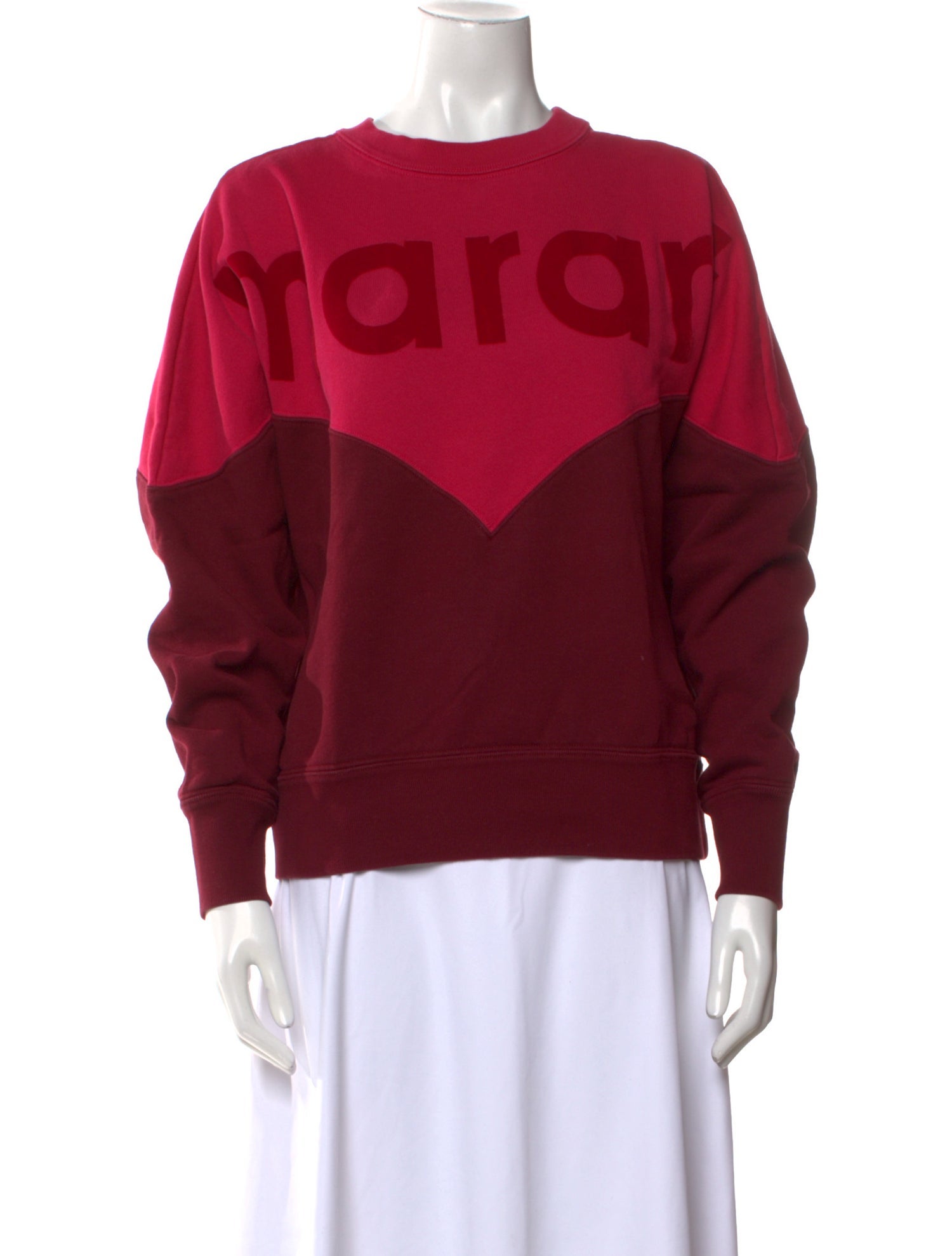 Étoile Isabel Marant Colorblock Pattern Crew Neck Sweatshirt