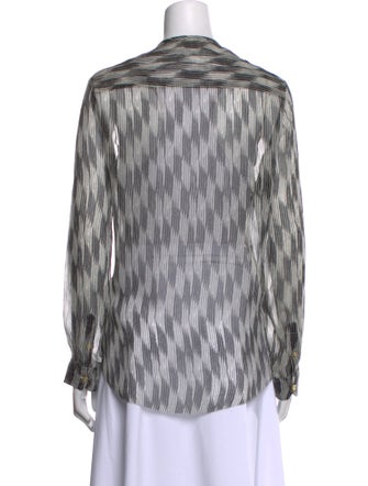 Étoile Isabel Marant Silk Printed Button-Up Top