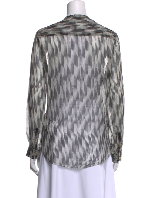 Étoile Isabel Marant Silk Printed Button-Up Top