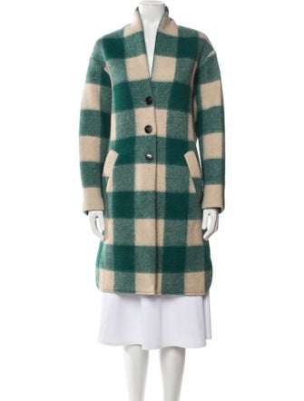 Étoile Isabel Marant Plaid Print Trench Coat