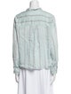 Étoile Isabel Marant Striped Mock Neck Blouse