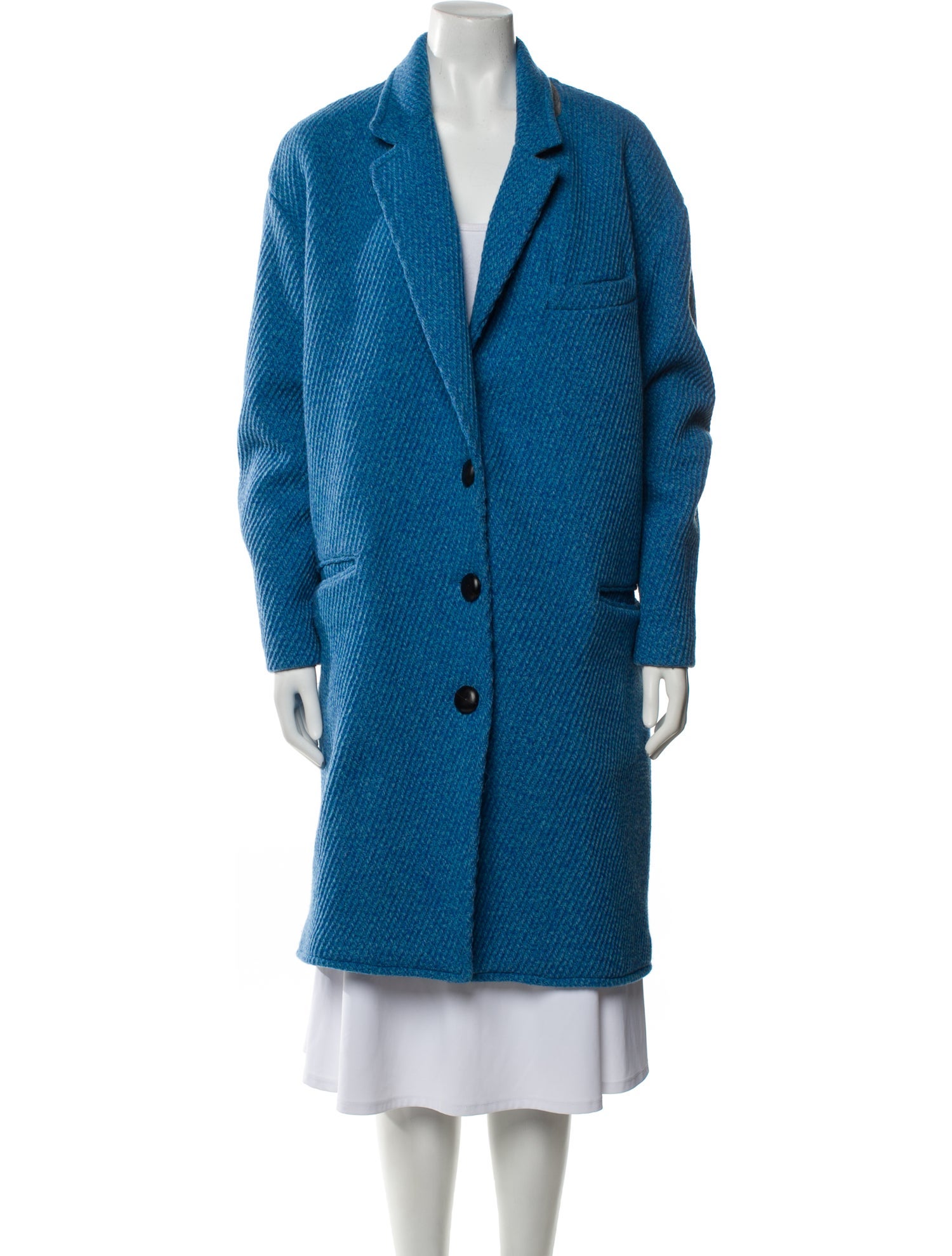 Étoile Isabel Marant Wool Tweed Pattern Coat