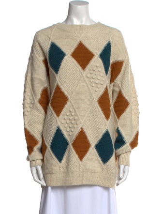 Étoile Isabel Marant Alpaca Printed Sweater