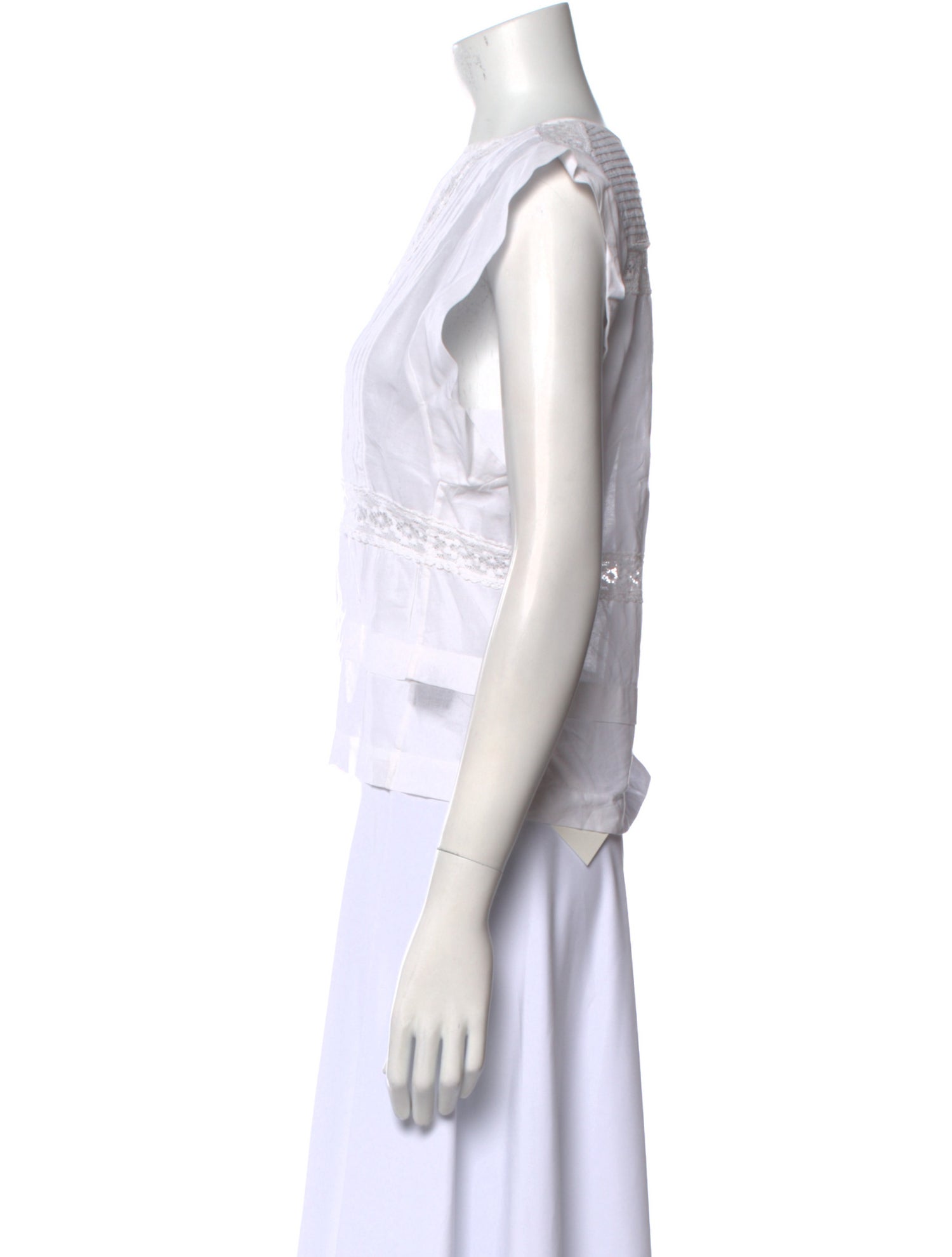 Étoile Isabel Marant V-Neck Sleeveless Crop Top