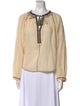Étoile Isabel Marant Crew Neck Long Sleeve Blouse