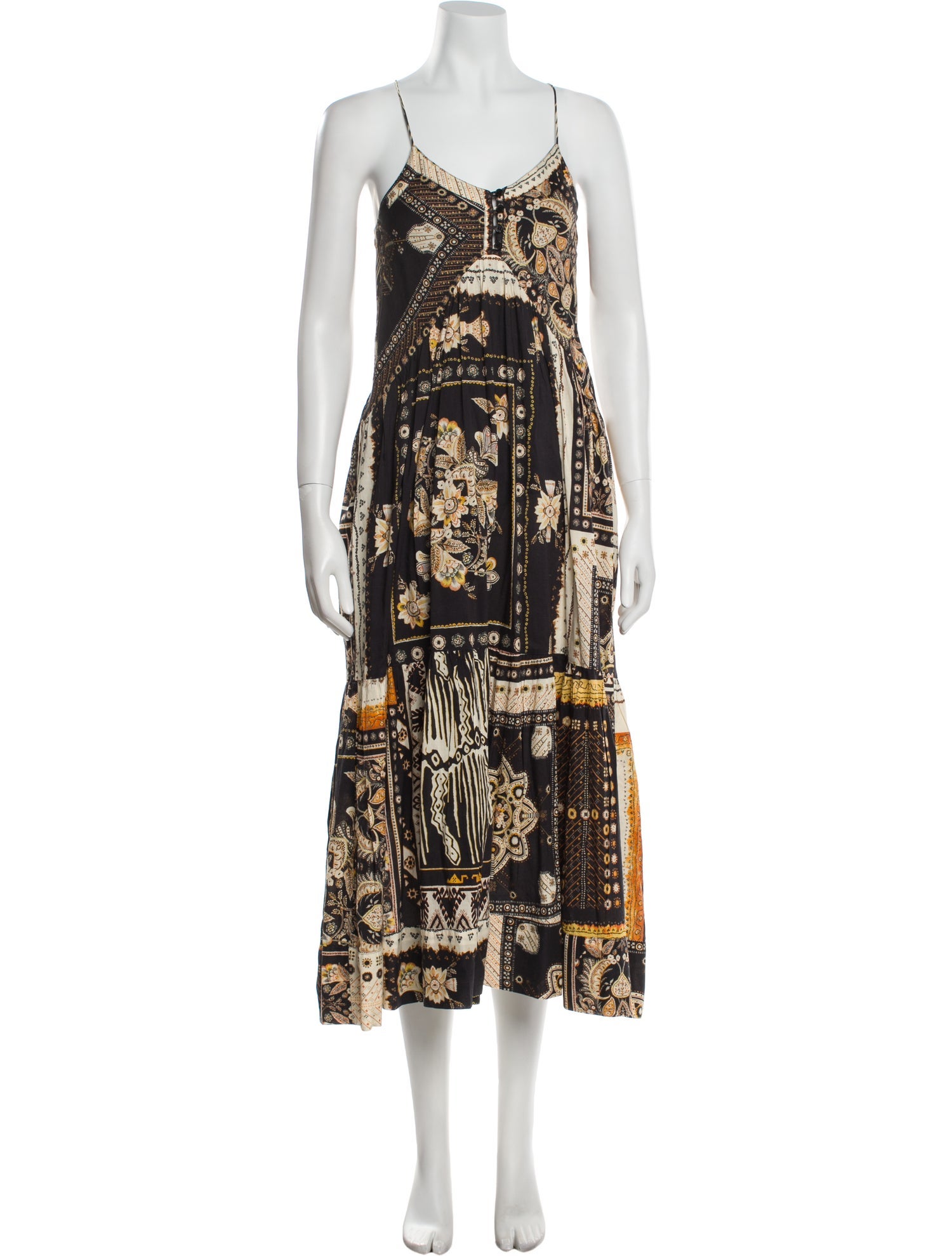 Étoile Isabel Marant Printed Long Dress