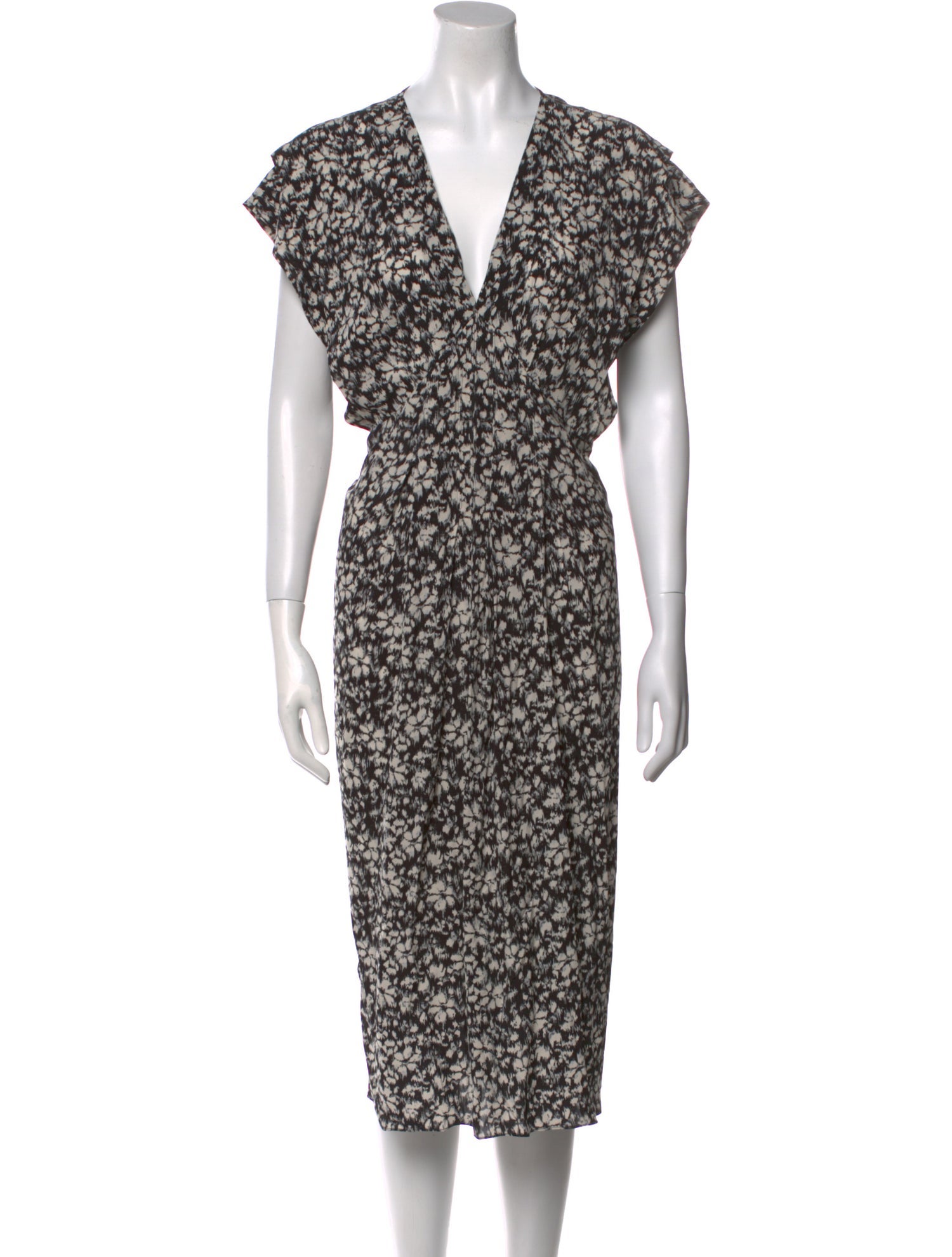 Étoile Isabel Marant Floral Print Midi Length Dress