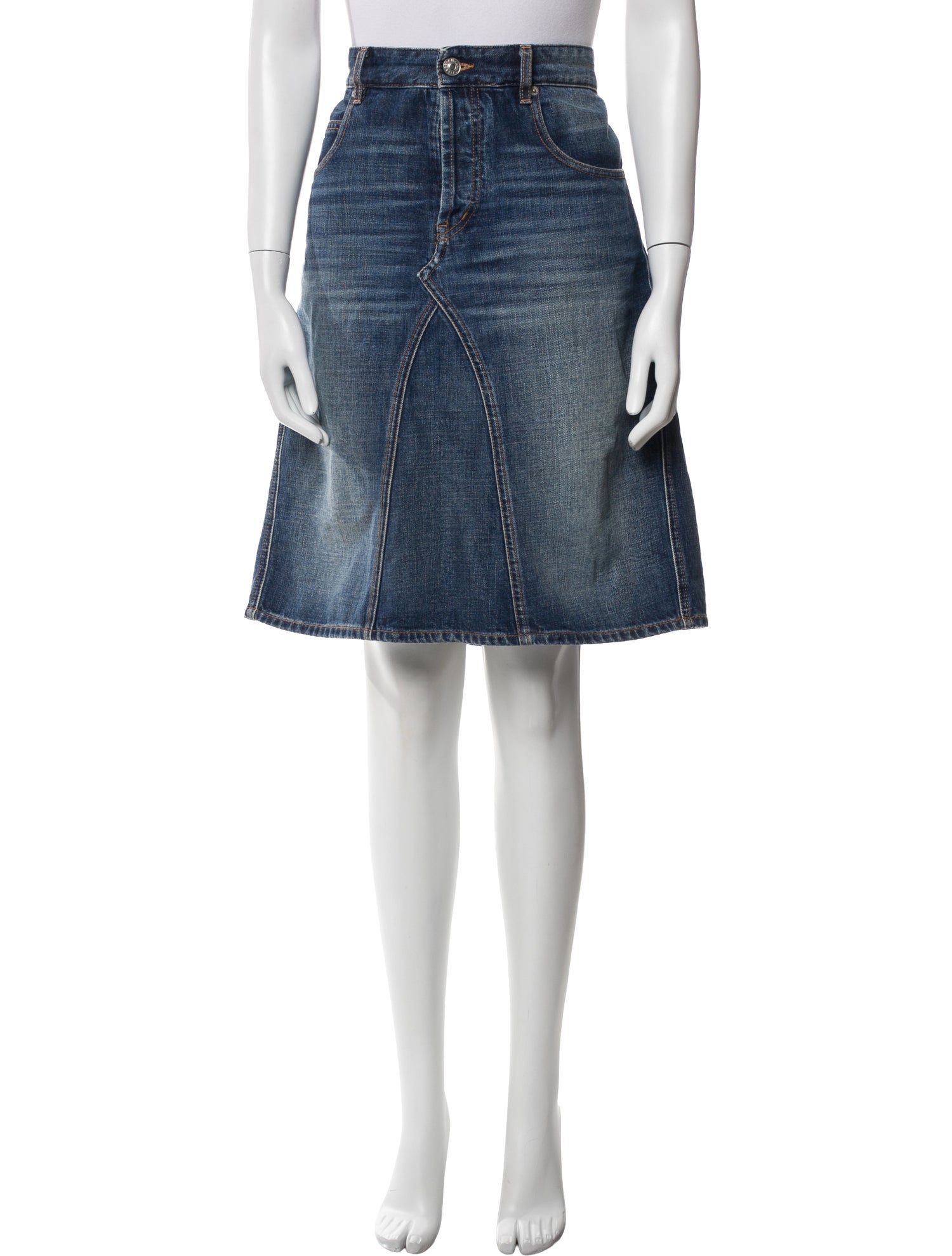 Étoile Isabel Marant Embroidered Accent Knee-Length Skirt