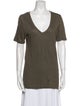 Étoile Isabel Marant Linen V-Neck T-Shirt