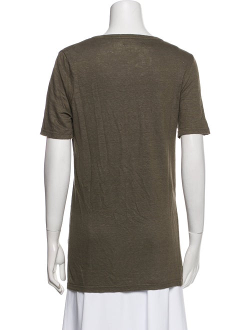 Étoile Isabel Marant Linen V-Neck T-Shirt