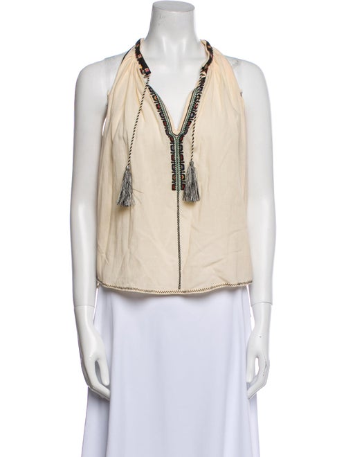 Étoile Isabel Marant V-Neck Sleeveless Crop Top