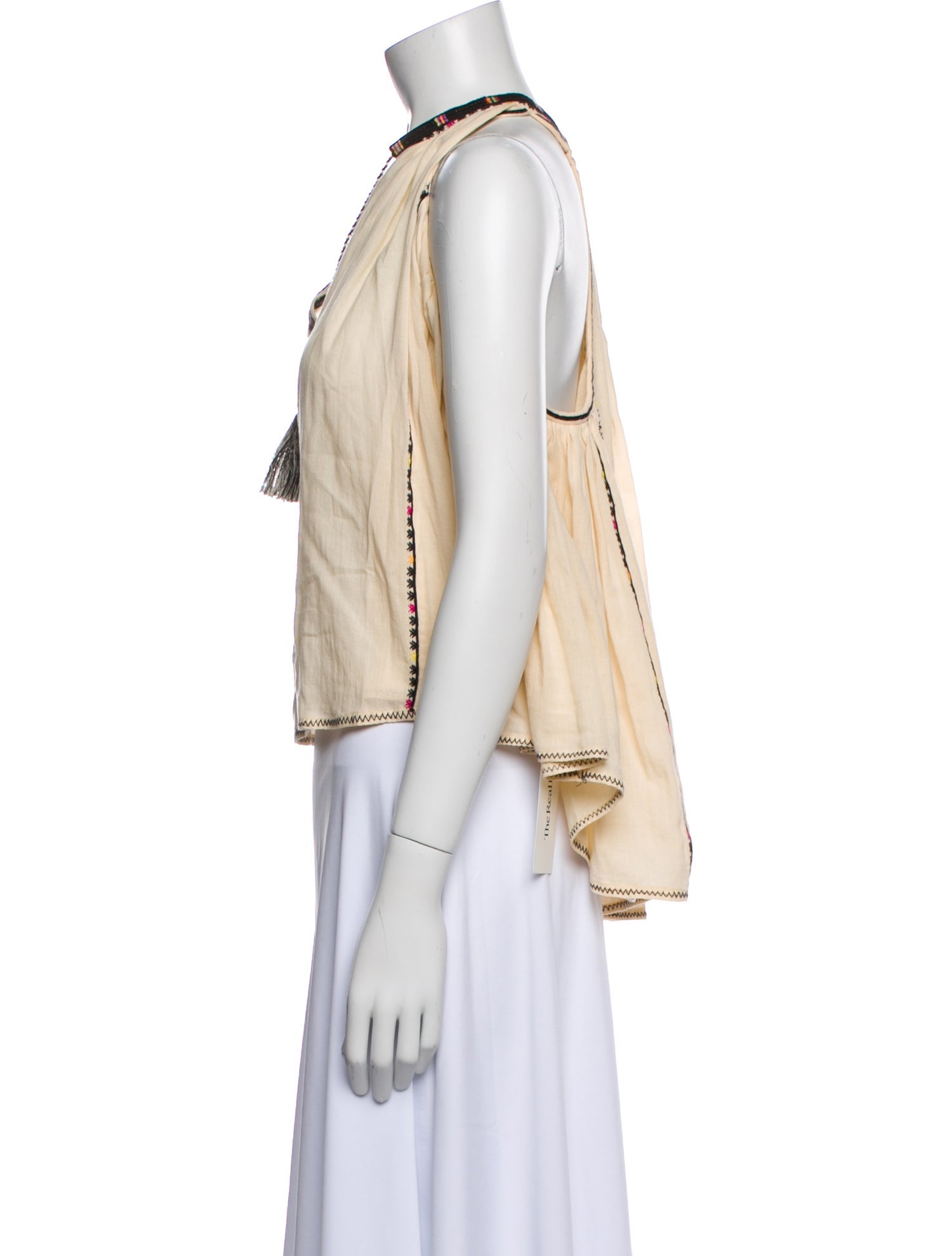 Étoile Isabel Marant V-Neck Sleeveless Crop Top