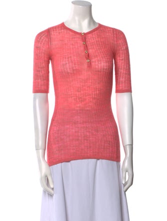 Étoile Isabel Marant Linen Crew Neck Polo