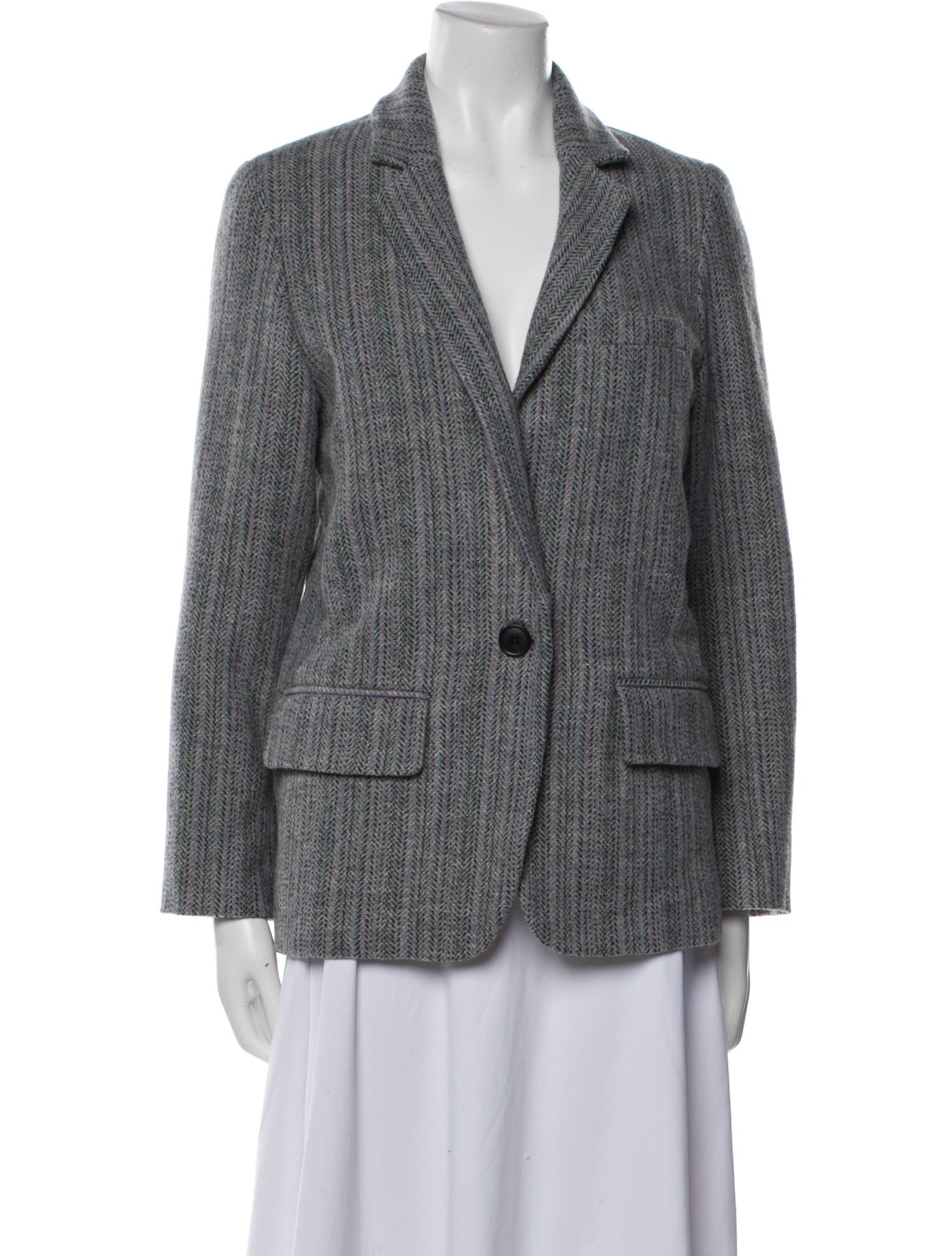 Étoile Isabel Marant Virgin Wool Printed Blazer