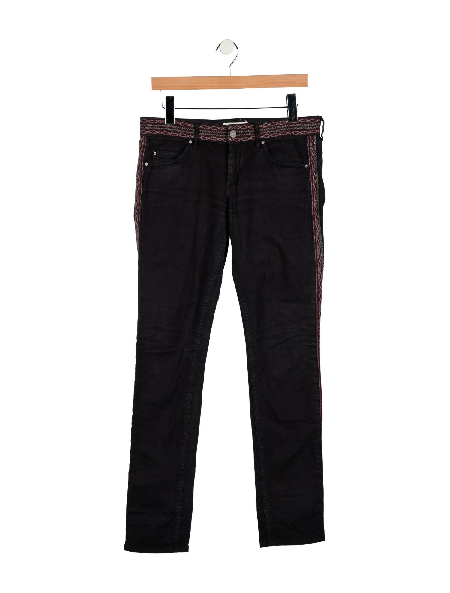 Étoile Isabel Marant Mid-Rise Straight Leg Jeans