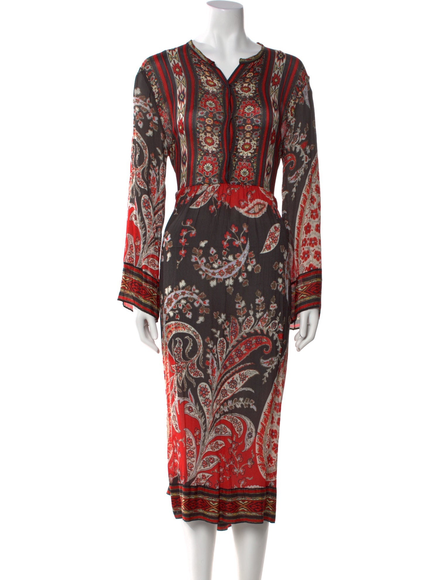 Étoile Isabel Marant Paisley Print Long Dress
