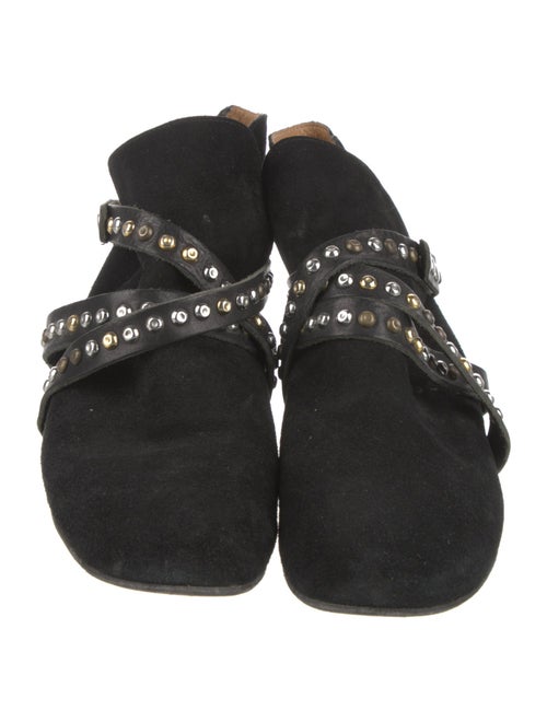 Étoile Isabel Marant Suede Studded Accents Lace-Up Boots