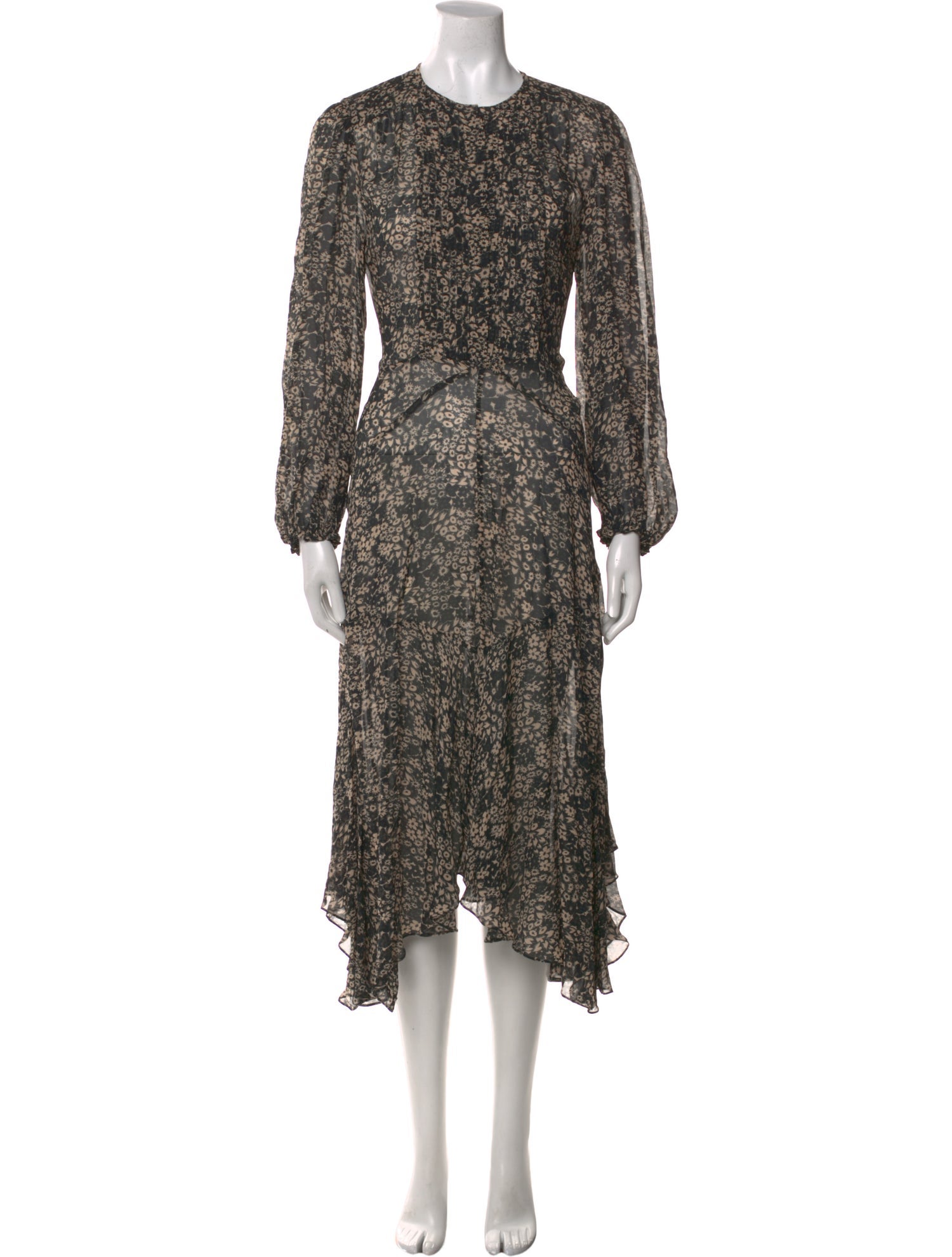 Étoile Isabel Marant Floral Print Midi Length Dress