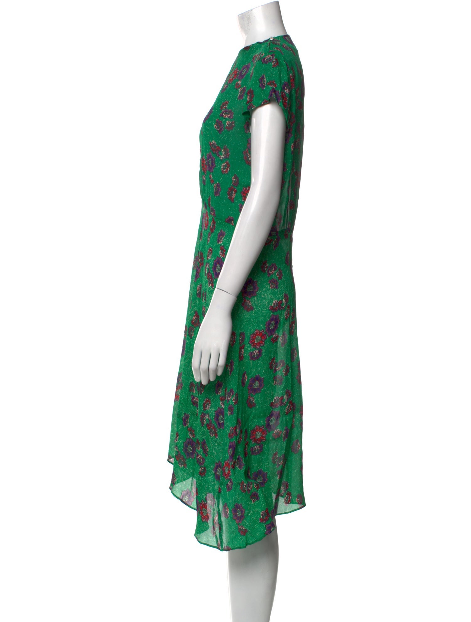 Étoile Isabel Marant Floral Print Midi Length Dress