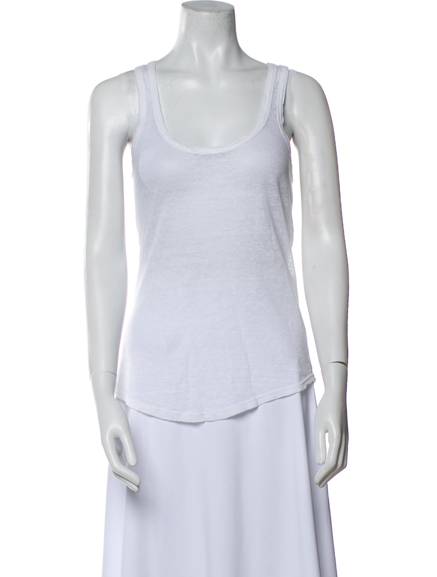 Étoile Isabel Marant Linen Scoop Neck Top
