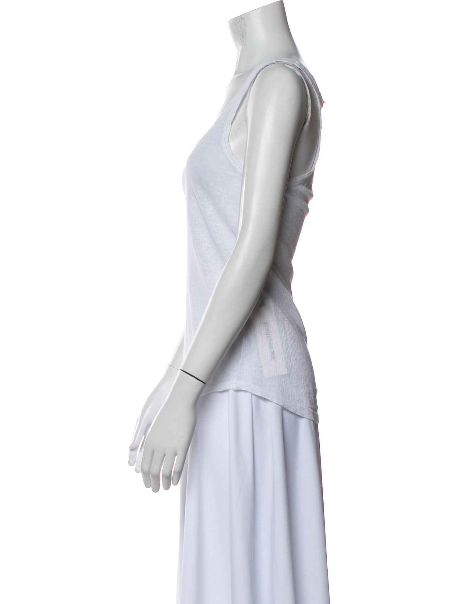 Étoile Isabel Marant Linen Scoop Neck Top