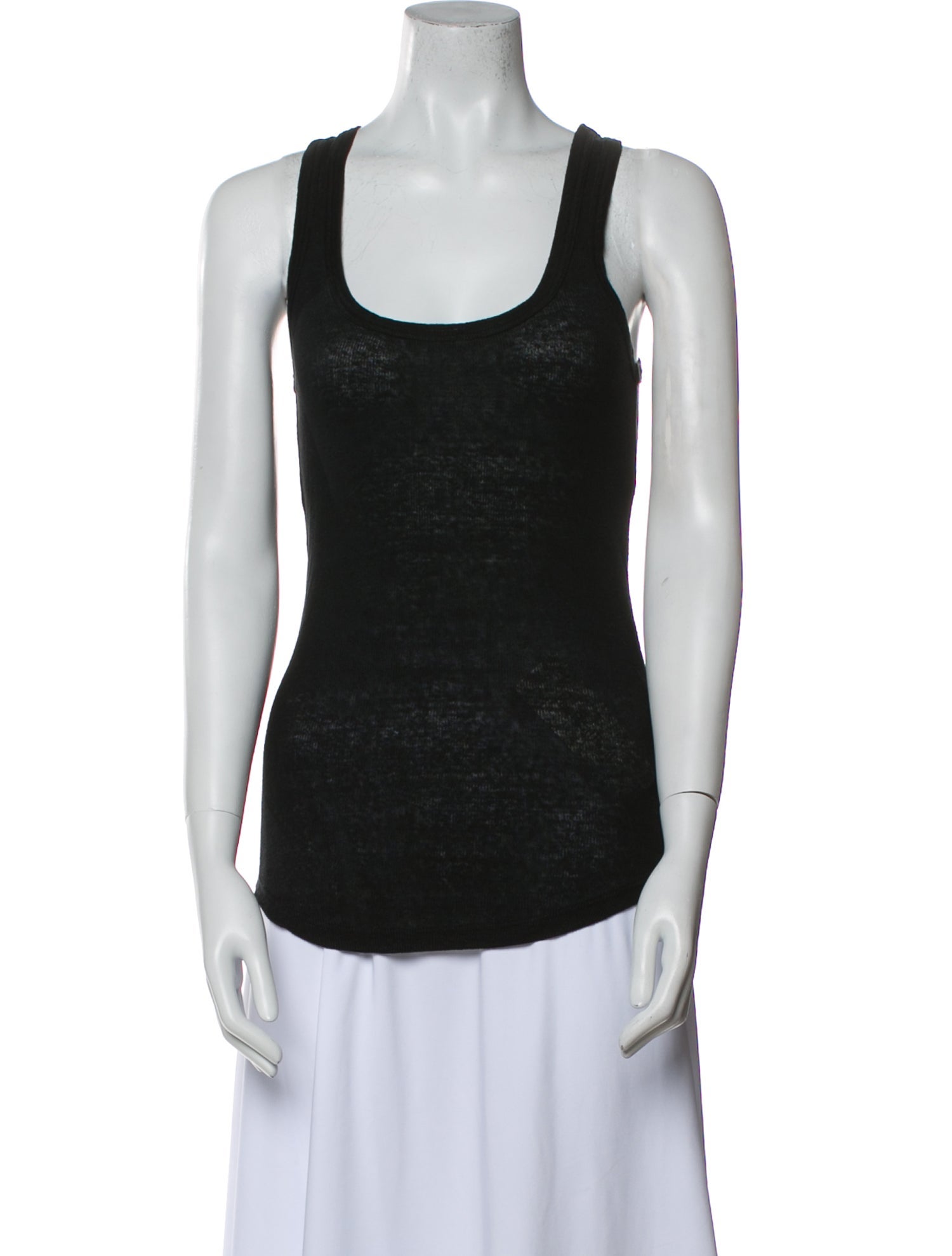 Étoile Isabel Marant Linen Scoop Neck Top