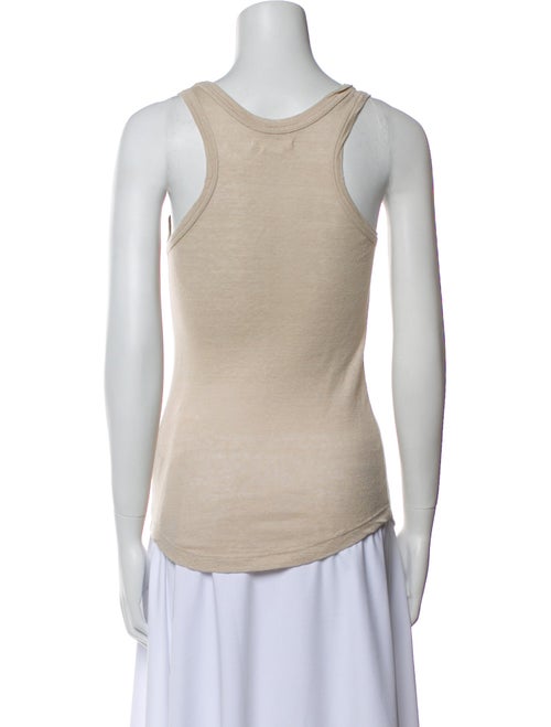 Étoile Isabel Marant Linen Scoop Neck Top