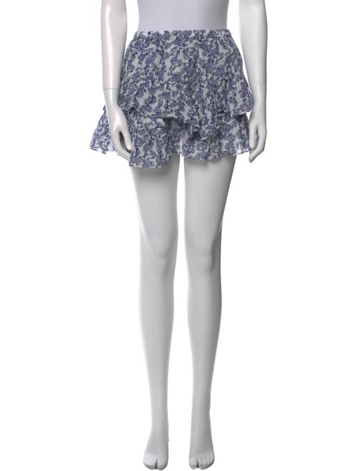 Étoile Isabel Marant Floral Print Mini Shorts