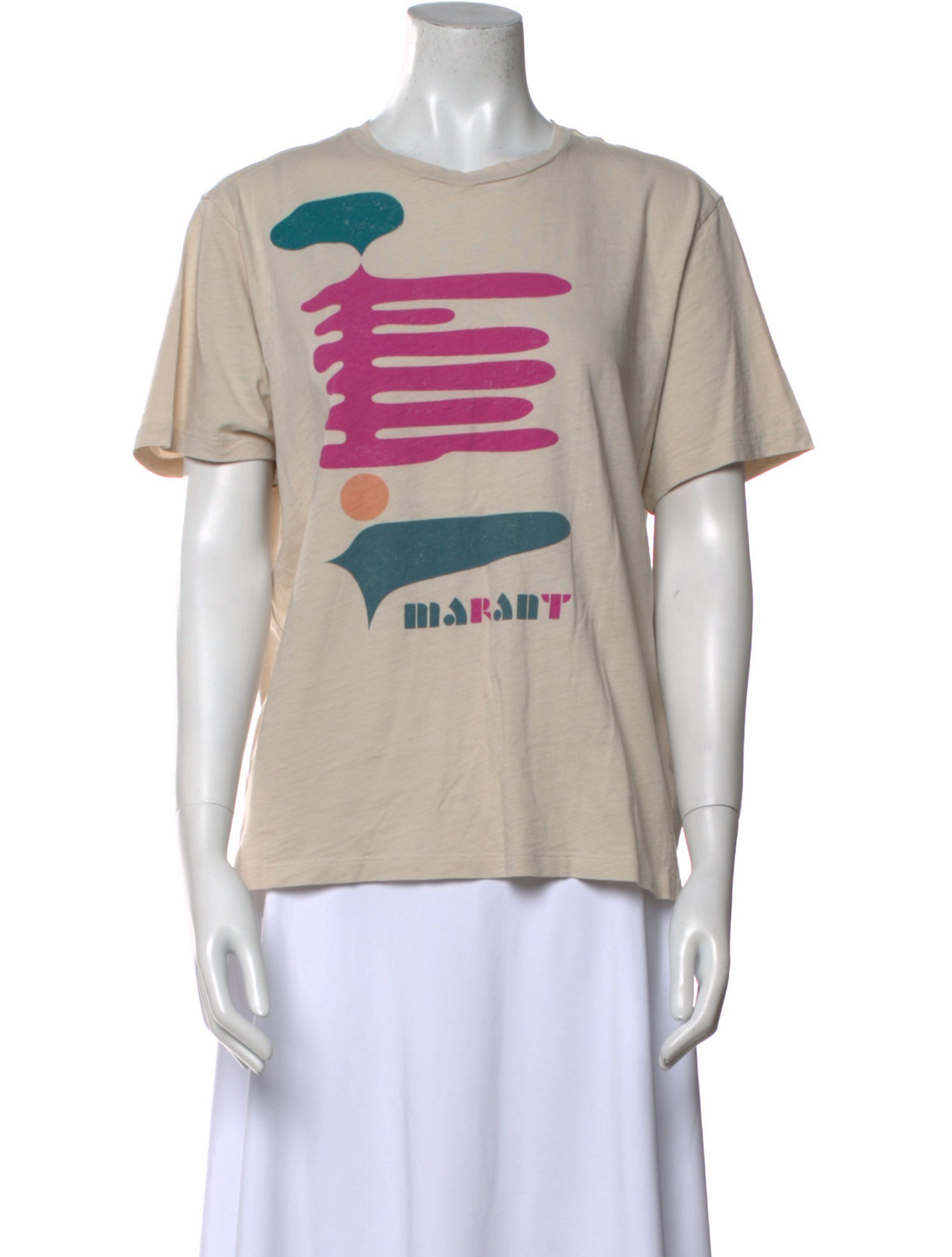 Étoile Isabel Marant Graphic Print Crew Neck T-Shirt