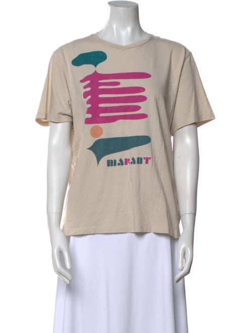 Étoile Isabel Marant Graphic Print Crew Neck T-Shirt