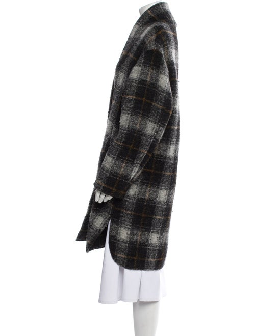 Étoile Isabel Marant Wool Plaid Print Coat