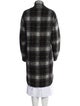 Étoile Isabel Marant Wool Plaid Print Coat