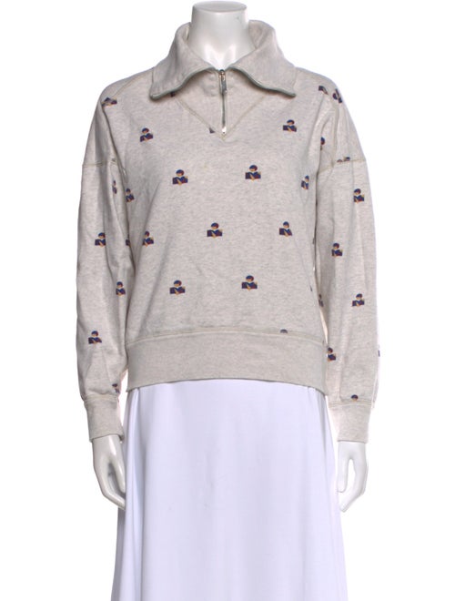 Étoile Isabel Marant Printed Long Sleeve Sweatshirt