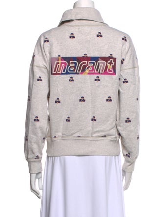 Étoile Isabel Marant Printed Long Sleeve Sweatshirt