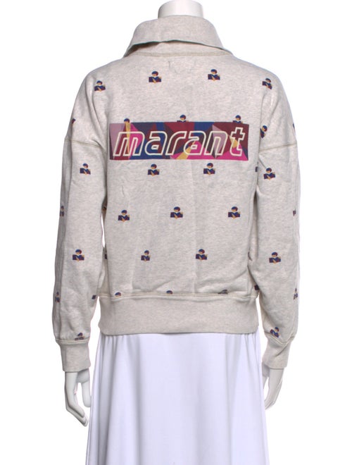 Étoile Isabel Marant Printed Long Sleeve Sweatshirt