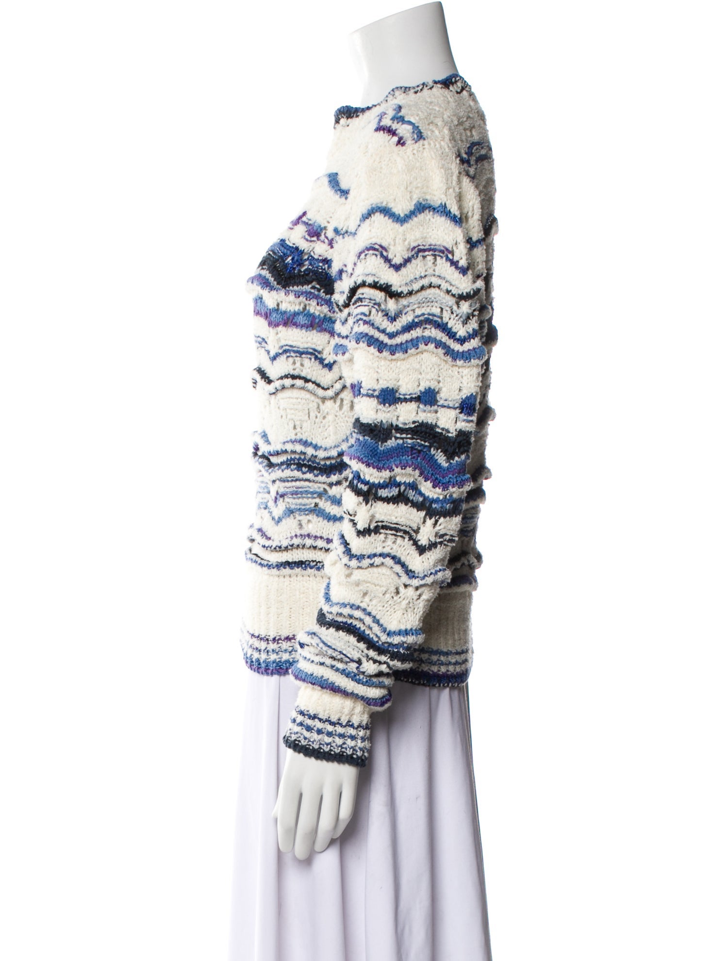 Étoile Isabel Marant Striped Crew Neck Sweater