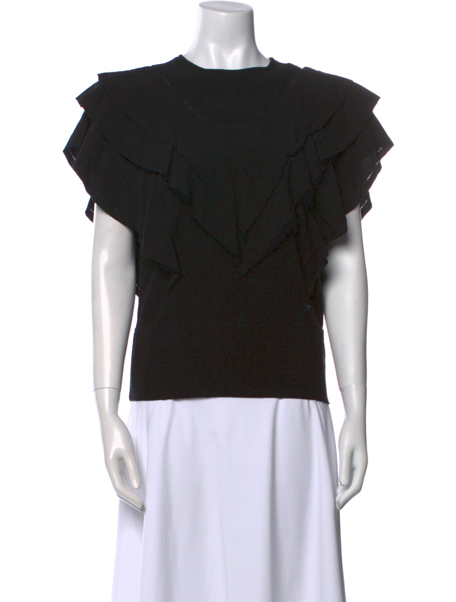 Étoile Isabel Marant Scoop Neck Short Sleeve Top