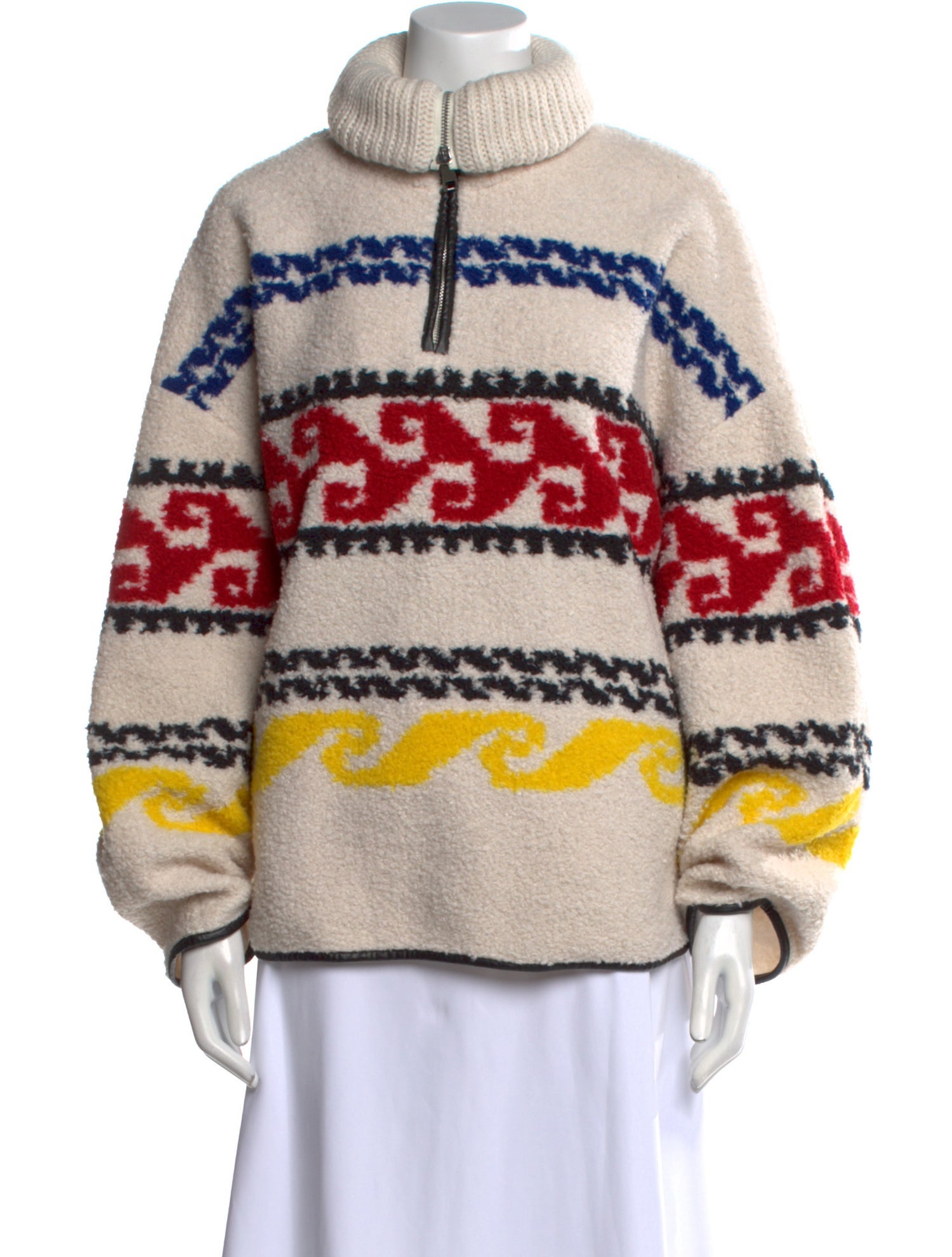 Étoile Isabel Marant Striped Turtleneck Sweater