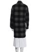Étoile Isabel Marant Wool Plaid Print Peacoat