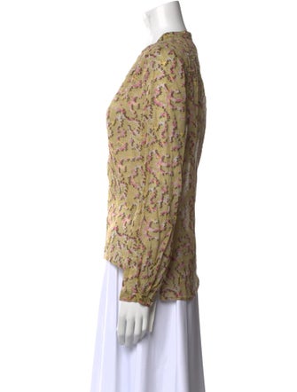Étoile Isabel Marant Printed Crew Neck Blouse