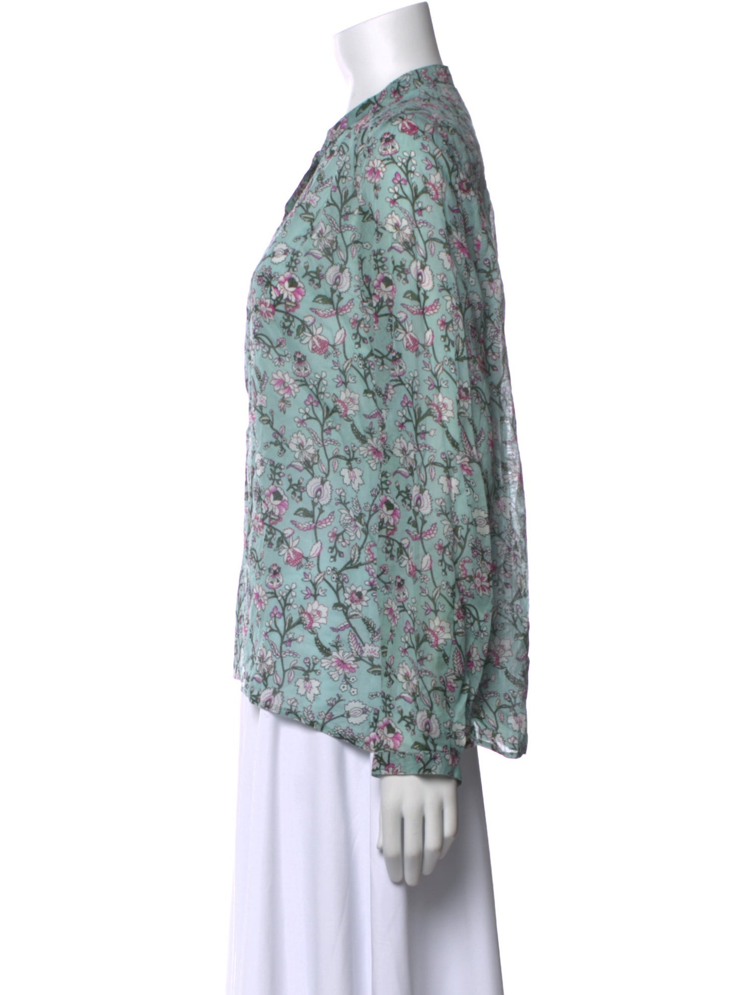 Étoile Isabel Marant Floral Print Crew Neck Blouse