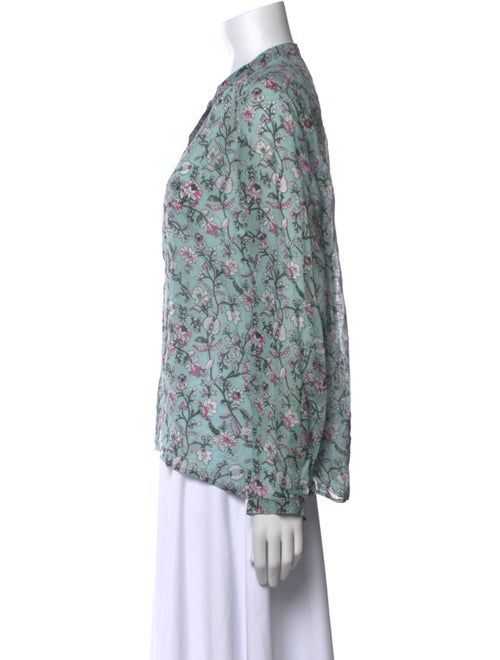 Étoile Isabel Marant Floral Print Crew Neck Blouse