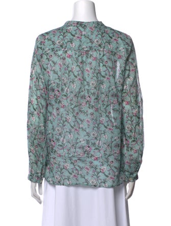 Étoile Isabel Marant Floral Print Crew Neck Blouse