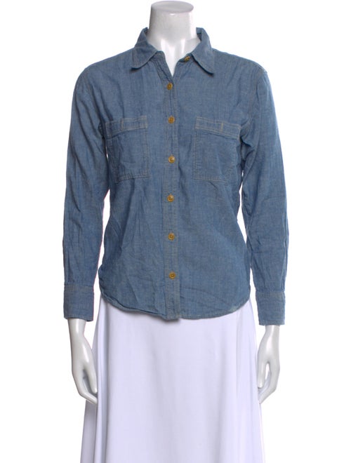 Étoile Isabel Marant Three-Quarter Sleeve Button-Up Top